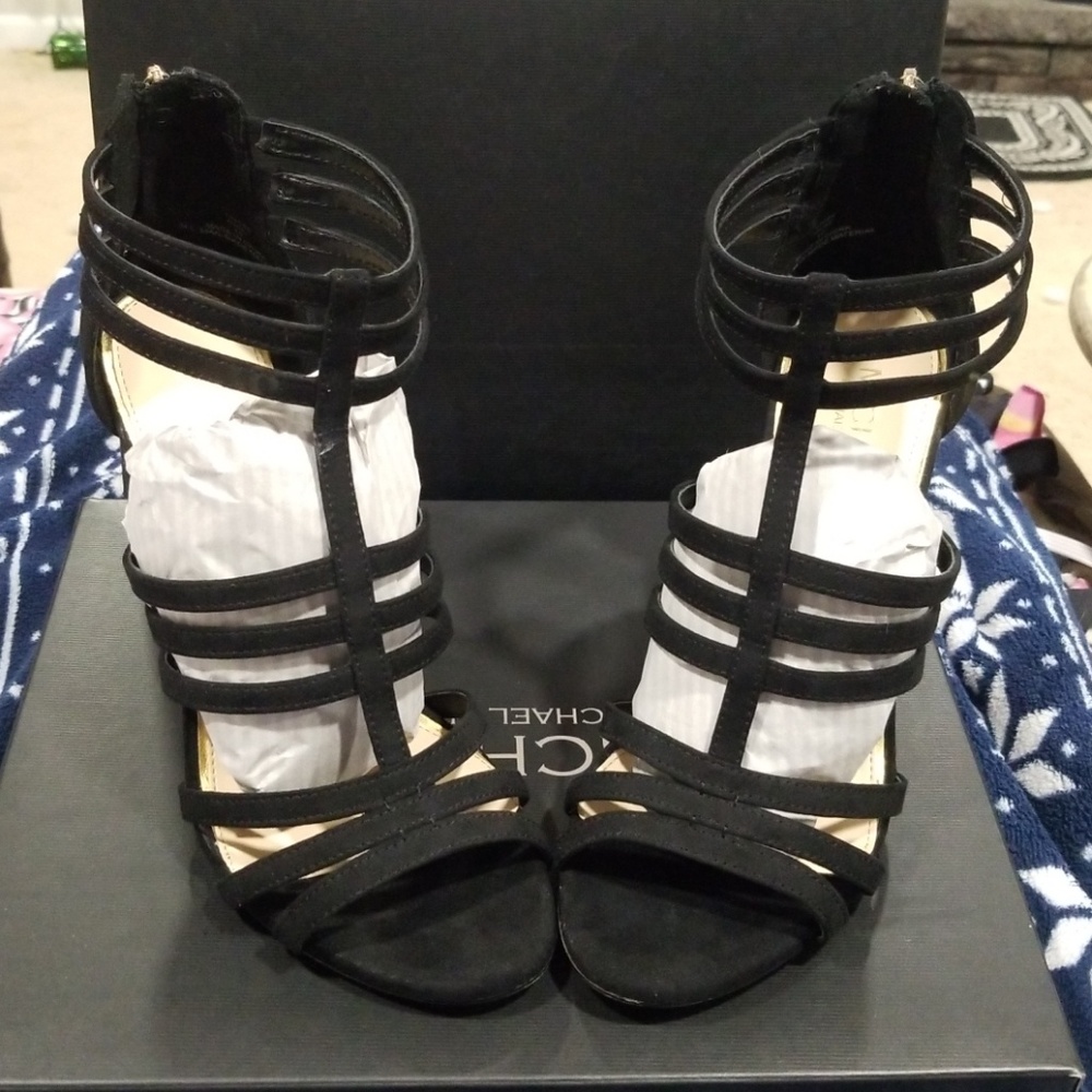 Black high heels
